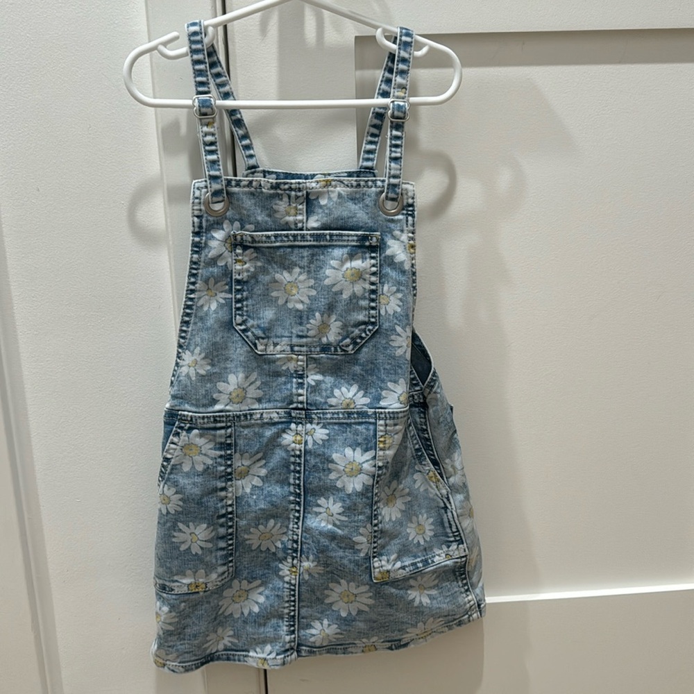 Jeans style girl overall skirt
